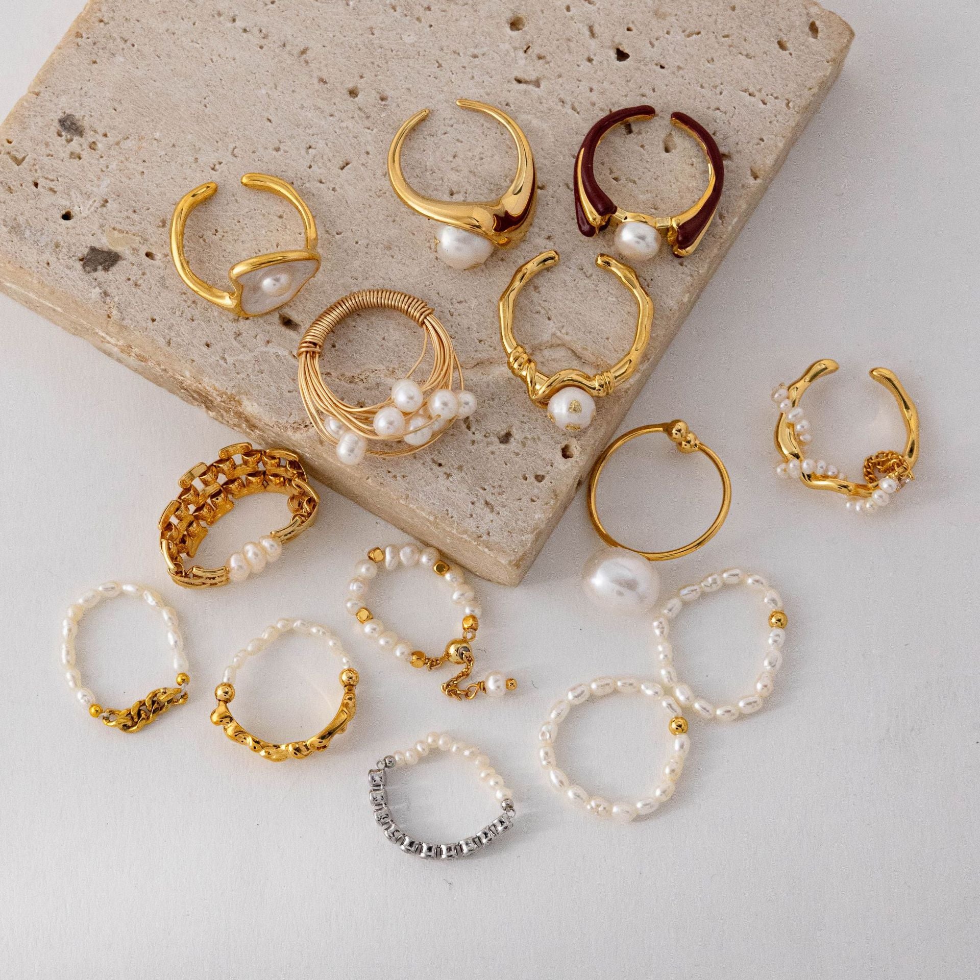 Natural Real Pearl Ring