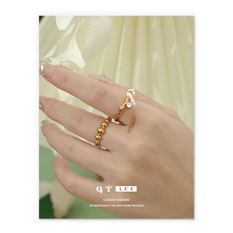 Natural Real Pearl Ring