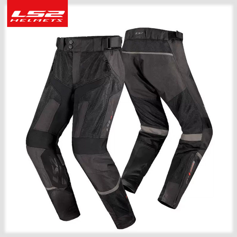 Ls2 Motorcycle Cycling Suit Motorcycle Racing Suit Cycling Pants Men&#039;s Summer Mesh Breathable Jacket Mj158
