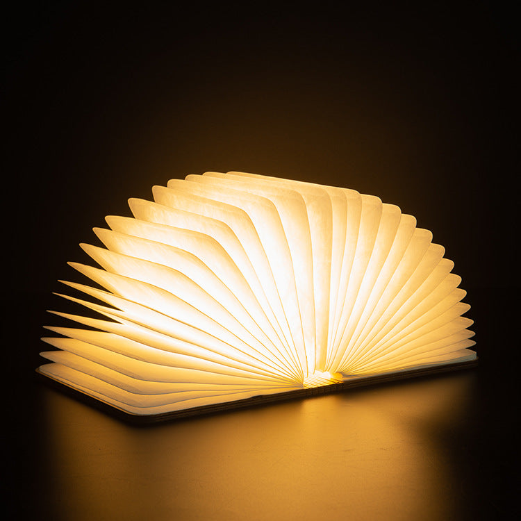Creative Folding Book Lamp Cultural And Creative Night Light Birthday Gift Internet Celebrity Cross-Border Popular Origami Book Lamp
