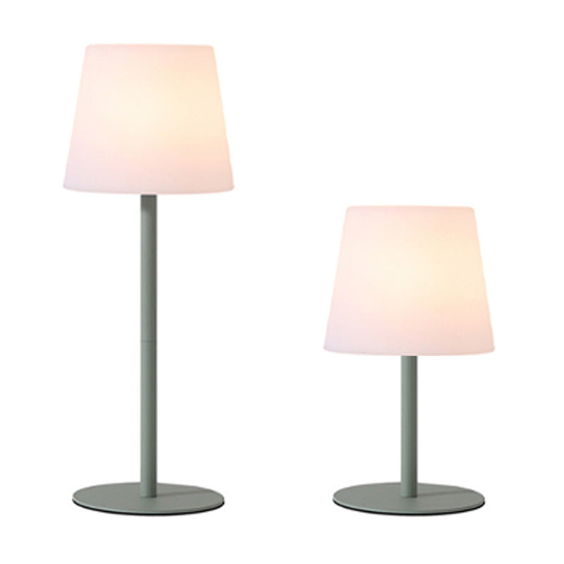 LED Solar Table Lamp Restaurant Outdoor Camping Desktop Atmosphere RGB Waterproof Rechargeable Decorative Table Lamp