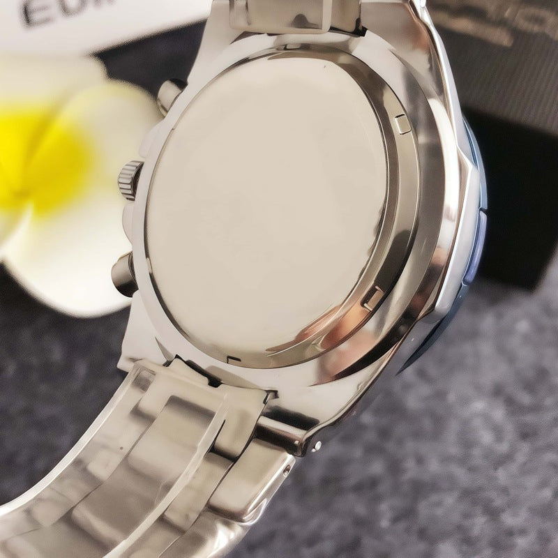 Multifunctional Six-Pin Chronograph Watch Men&#039;s Niche Light Luxury Large Dial Watch Men&#039;s 2025 Hot Style Retro Watch