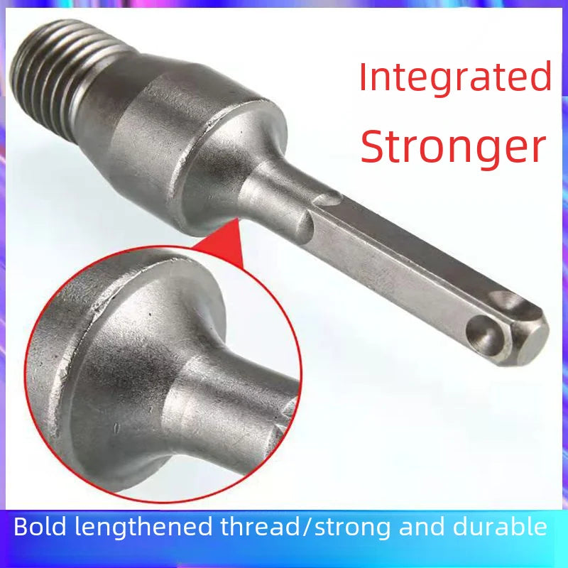 8-38 Extended Drill Conversion Head Tool Connection Rod Wall Punching Joint Accessories Square Handle Round Handle Hex Blow