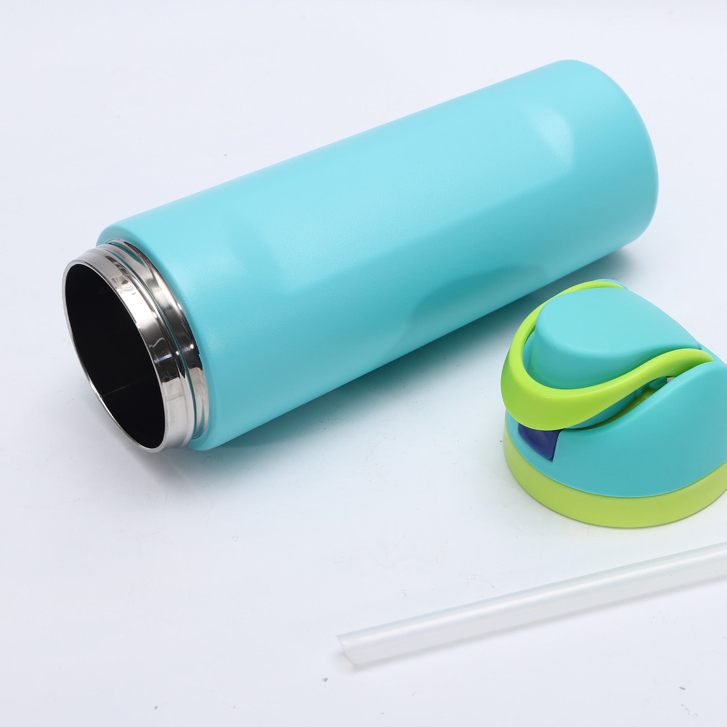 New Thickened 304 Stainless Steel Thermos Cup Large Capacity Portable Bounce Double Drinking Cup